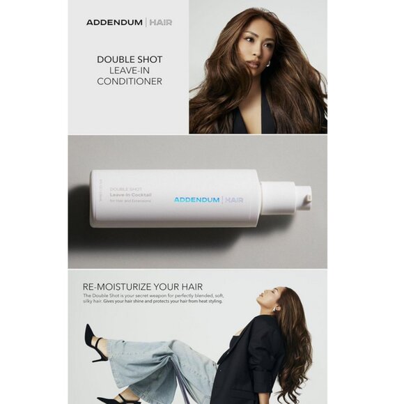 Addendum Hair Double Shot Leave-In Conditioner Cocktail for Hair & Extensions - Picture 2 of 7